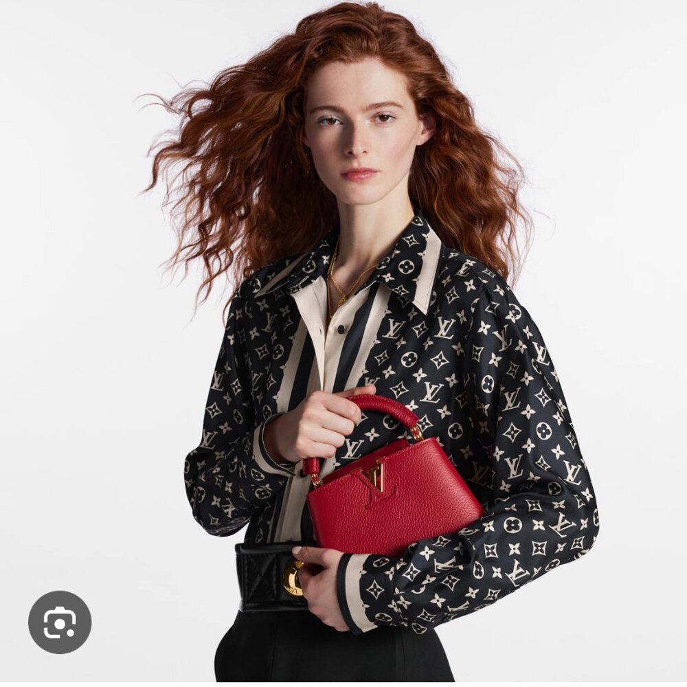 Louis Vuitton Rare Capucines Mini Red